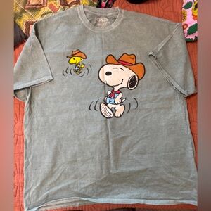 Snoopy Peanuts Cowboy T Shirt